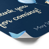 バルーンボーイベビーシャワー付きドラゴンへようこそ ポスター (角)