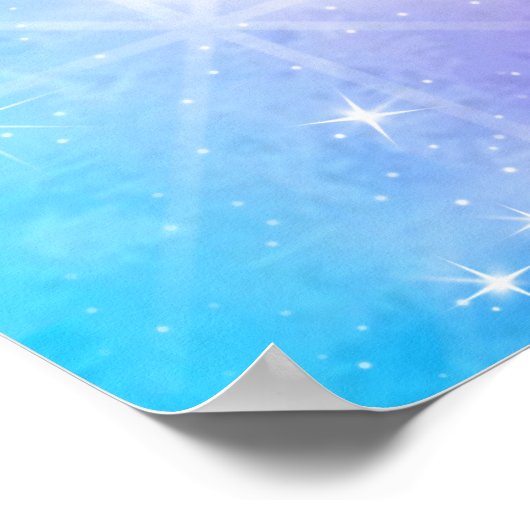 バルーンポスター付き美しい一角獣ウェルカムサイン ポスター (角)