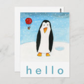 バルーンマウスとペンギン ポストカード (正面/裏面)