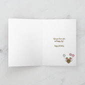 バルーンマウスピンクハッピー1歳 カード (内部)