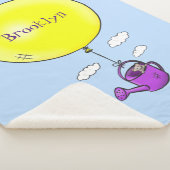 バルーンマンガで散水缶のかわいいマウス シェルパブランケット (3/4)