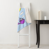 バルーンマンガで散水缶のかわいいマウス シェルパブランケット (インサイチュ)