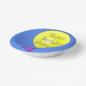 バルーンマンガで散水缶のかわいいマウス ペーパーボウル (傾斜あり)