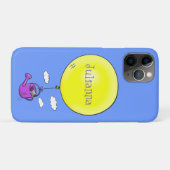 バルーンマンガで散水缶のかわいいマウス Case-Mate iPhoneケース (裏面(横))
