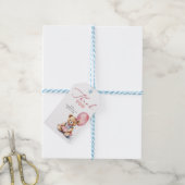 バルーンミニマルモダン主義の赤ちゃんシャワー ギフトタグ (より糸付き)