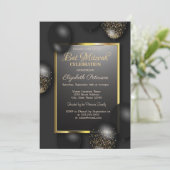 バルーンモダンバー（ユダヤ教の）バル・ミツバー 招待状 (スタンド正面)