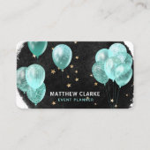 バルーンモダン&金ゴールドスターパーティーイベントプランナー 名刺 (正面)