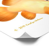 バルーンモリズトロピカルフィッシュプリント ポスター (角)