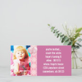 バルーンラズベリアーガイルアザ写真招待状 (スタンド正面)