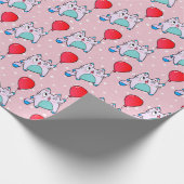 バルーンラッピング子猫付き可愛い紙 ラッピングペーパー (角)