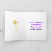 バルーンレインボー祝パーティー紙吹雪 カード (内部)