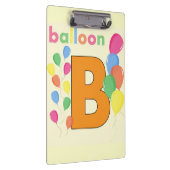 バルーンレターBクリップボード クリップボード (右)