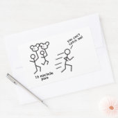 バルーンレディースシール！ 長方形シール (封筒)