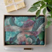 バルーンヴィンテージアンティークターコイズティール（緑がかった色）ブルーレトロ 薄葉紙 (ギフト)