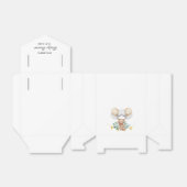 バルーン付きかわいいクマ男の子の赤ちゃんシャワーユーカリ フェイバーボックス (折り畳みなし)