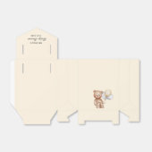 バルーン付きかわいいクマ赤ちゃんシャワー フェイバーボックス (折り畳みなし)