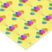 バルーン付きの陽気な誕生日パーティーのテーブルクロス テーブルクロス (アングル)