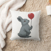 バルーン付きウサギ クッション (ブランケット)