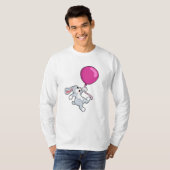 バルーン付きウサギ Tシャツ (正面フル)