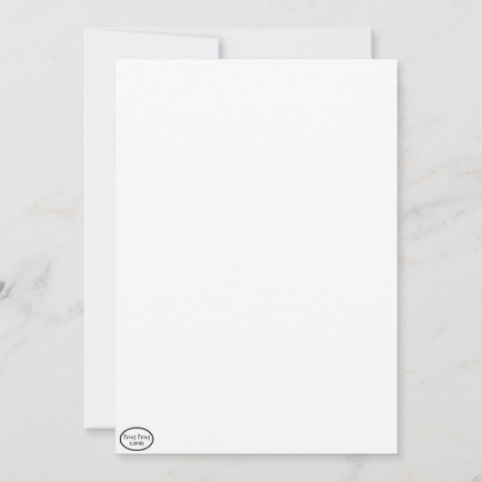 バルーン付きカラフルフラットグリーティングカード付きカニ サンキューカード (裏面)