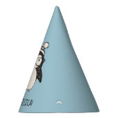 . .バルーン付きカワイトペンギンパーソナライズされた誕生日 パーティーハット (右)