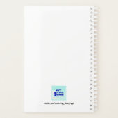 バルーン付きクマかわいいモダン名前プランナー プランナー手帳 (裏面)