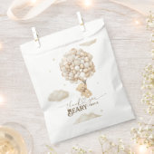 バルーン付きテディベア赤ちゃんシャワーが多く必要 フェイバーバッグ (クリップ留めされた状態)