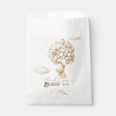 バルーン付きテディベア赤ちゃんシャワーが多く必要 フェイバーバッグ (正面)