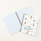 バルーン付きテディベア ノートブック (内部)