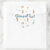 バルーン付きテディベア ラウンドシール (バッグ)