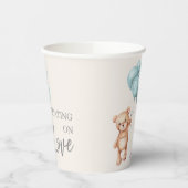 バルーン付きテディベア 紙コップ (左)