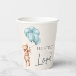 バルーン付きテディベア 紙コップ