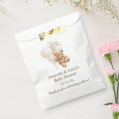 バルーン付きニュートラルテディベア フェイバーバッグ (封をした状態)