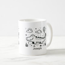 バルーン付きハッピーアリゲーター – かわいい子供部屋アート