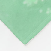 バルーン付きハッピーアリゲーター – かわいい子供部屋アート フリースブランケット (角)