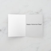 バルーン付きバレンタインカードハートイラスト カード (内部)