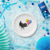 バルーン付きビーグルパピーパーティー紙プレート ペーパープレート (パーティー)