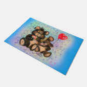 バルーン付きファミリーベア ドアマット (アングル)