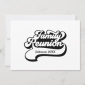 バルーン付きファミリ懇親会招待状 招待状 (正面)