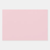 バルーン付きベビーガール、ピンク柄 ラッピングペーパーシート (正面2)