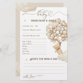 バルーン付きベビーバニュートラル赤ちゃんシャワーゲーム