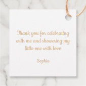 バルーン付き可愛いテディベア フェイバータグ (裏面)