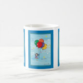 バルーン付き女の子 – KidsArt for CHOC コーヒーマグカップ (中央)