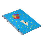 バルーン付き子犬 ノートブック (右側)