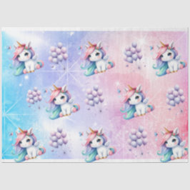 バルーン付き美しいユニコーンティッシュペーパー 薄葉紙