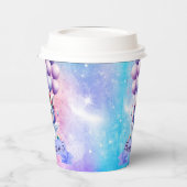 バルーン付き美しいユニコーン紙カップ 紙コップ (左)