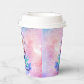 バルーン付き美しいユニコーン紙カップ 紙コップ (右)