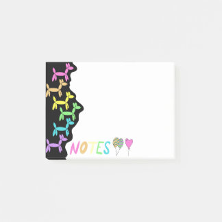 バルーン動物のノート ポストイット