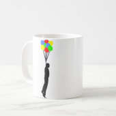 バルーン吊るしユーモアマグ コーヒーマグカップ (正面左)