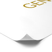 バルーン性別によるウェルカムポスターの表示 ポスター (角)